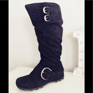 Suede Tall Fall Boots 👢